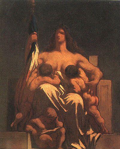 Honore  Daumier The Republic